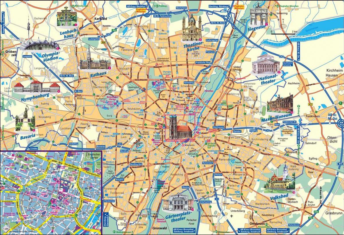 карта на Мюнхен