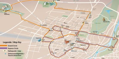 Централна автобусна гара на Мюнхен картата
