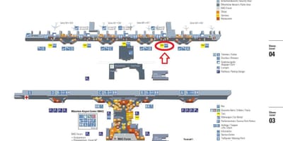 Карта на Мюнхен, Терминал 1 на летището