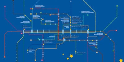 Карта на Мюнхен коледни базари