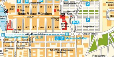 Жп гара на Мюнхен Източно картата