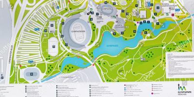 Карта на Мюнхен Олимпийски парк