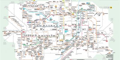 Карта на Мюнхен с автобус