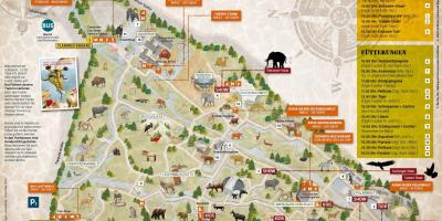 Карта на Мюнхен зоопарк