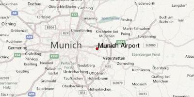 Карта на Мюнхен и околностите